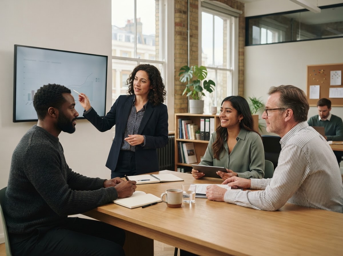 Clear Worthimandry financial architects reviewing model performance on a laptop